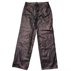 NWT Old Navy Women’s High-Waisted Shine OG Loose Jeans size 10